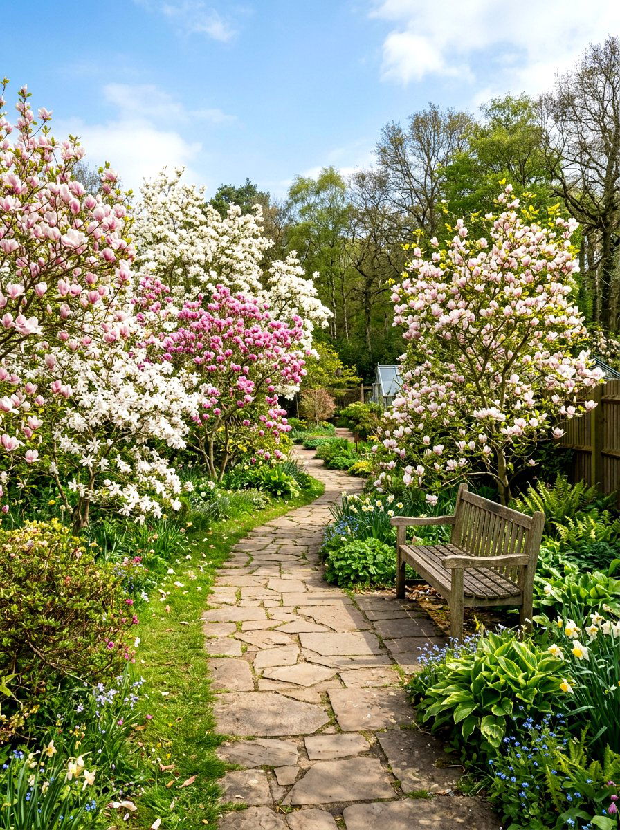 Scented Magnolia Garden - 25 Spring Magnolia Tree Ideas