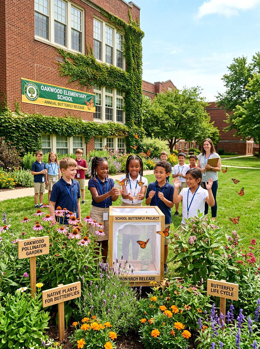 School butterfly release project - 25 Spring Butterfly Release Ideas