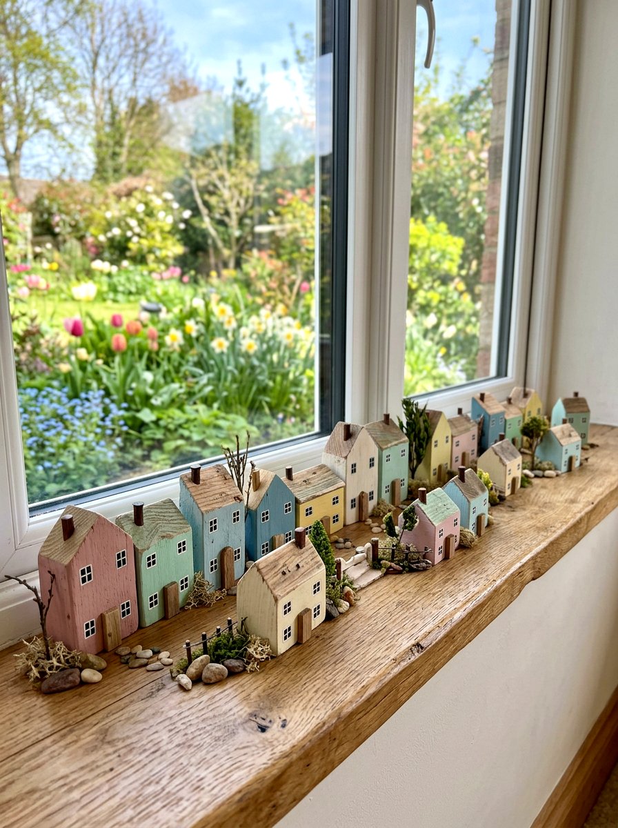 Scrap Wood Houses - 25 Spring Wood Craft Ideas