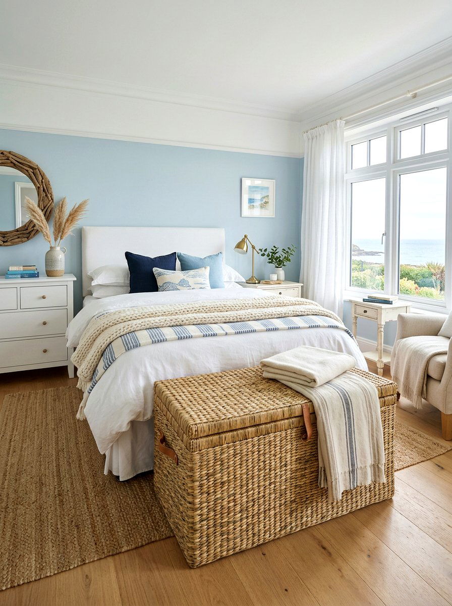 Seagrass Storage Chest - 25 Spring Woven Decor Ideas