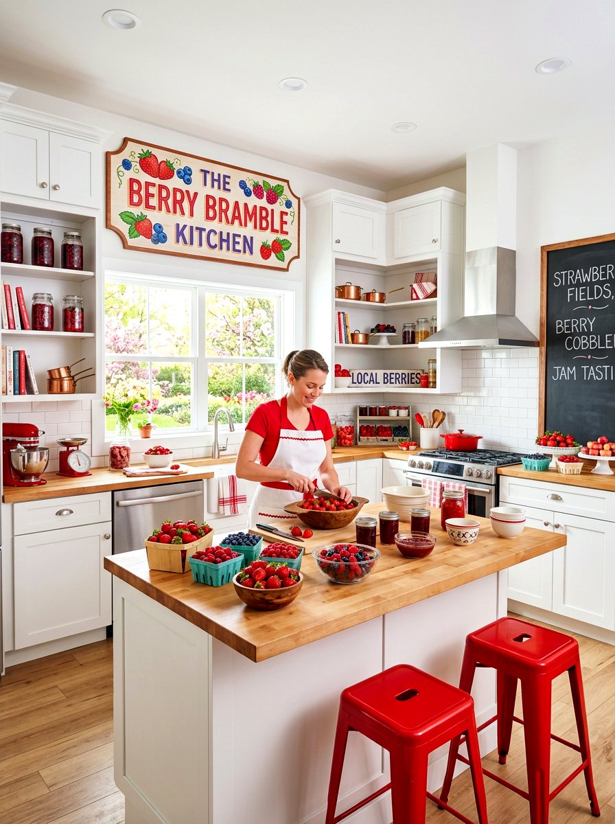 Seasonal Fruit Kitchen - 25 Spring Kitchen Sign Ideas