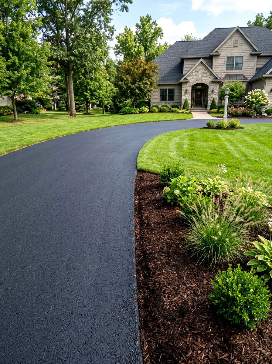 Seasonal Mulch And Edging For Driveway - 25 Spring Driveway Decor Ideas