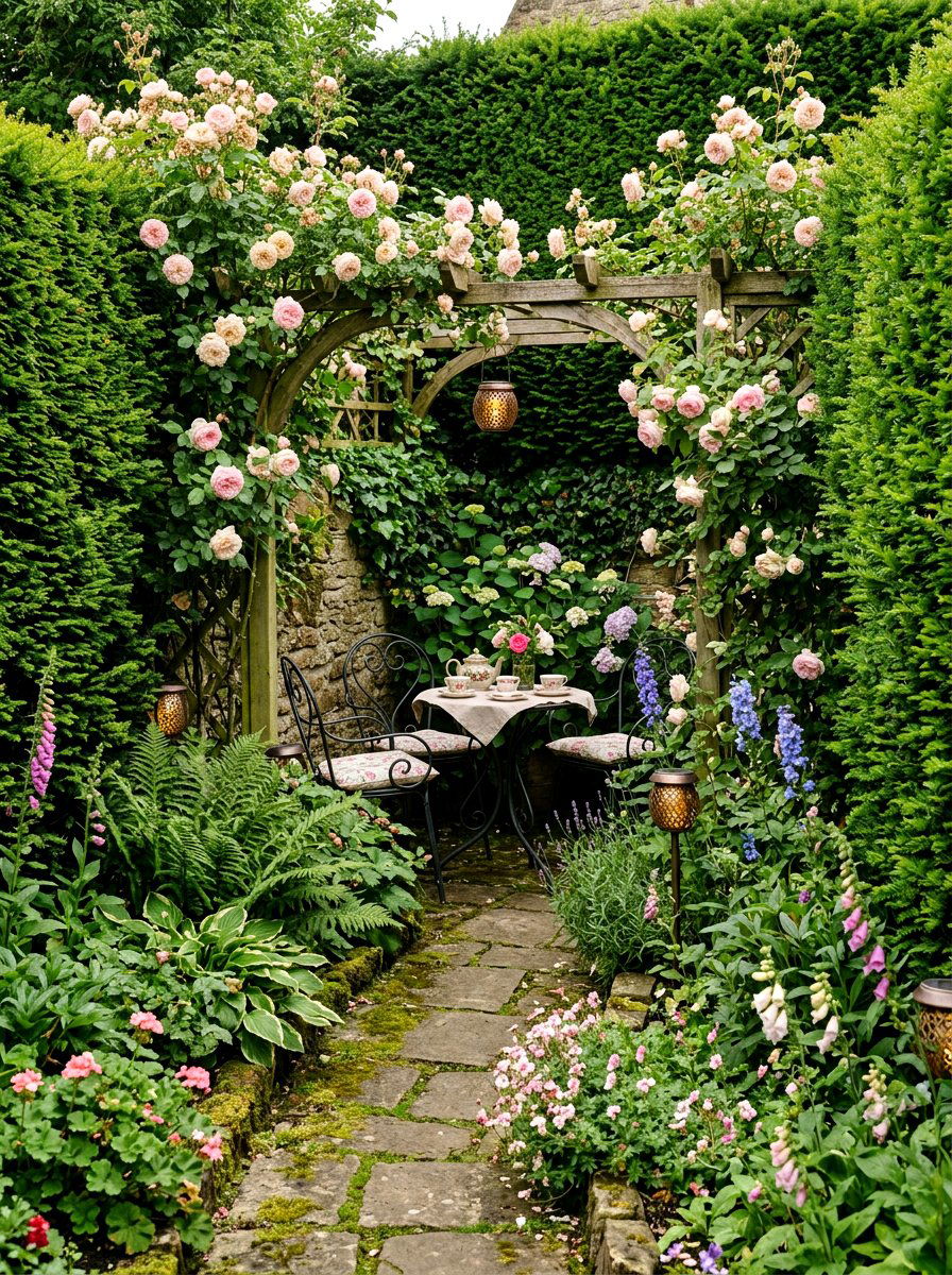 Secret Garden Nook - 25 Spring Al Fresco Dining Ideas