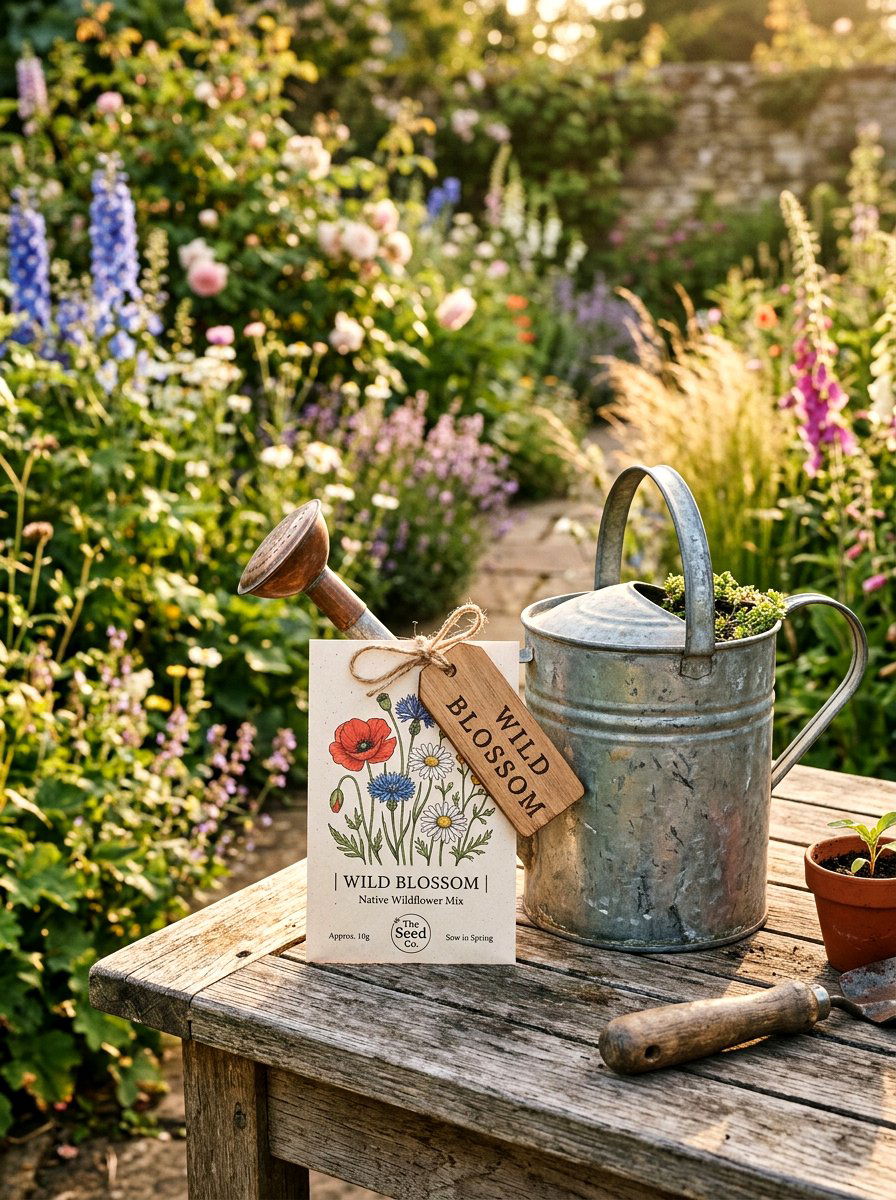 Seed Packet Name Tag - 25 Spring Name Tag Ideas