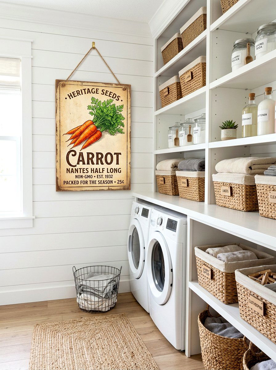 Seed Packet Wood Sign - 25 Spring Wooden Sign Ideas