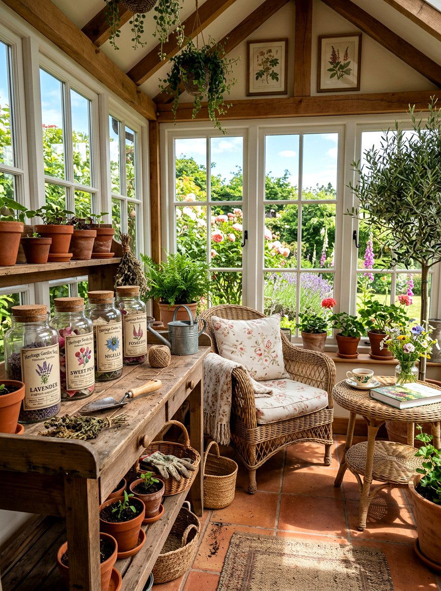 Seed packet apothecary jar - 25 Spring Apothecary Jar Decor Ideas