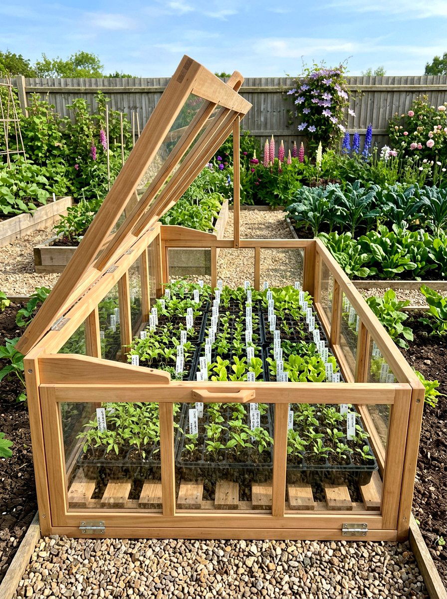 Seedling Display Cold Frame - 25 Spring Cold Frame Decor Ideas
