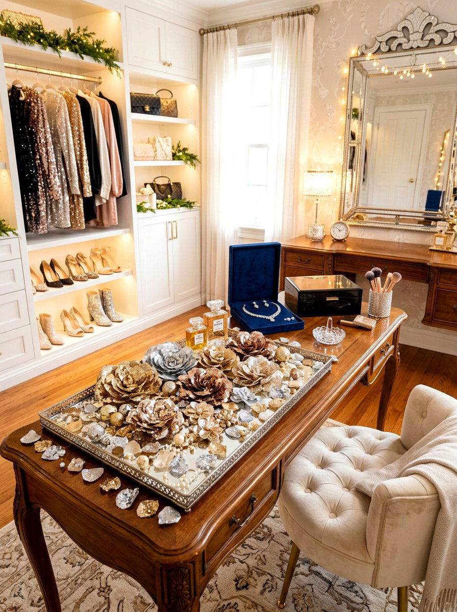 Sequin Fabric Blossom - 25 Spring DIY Fabric Flower Ideas