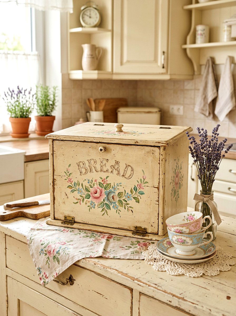 25 Cute Spring Bread Box Decor Ideas to Style Your Kitchen