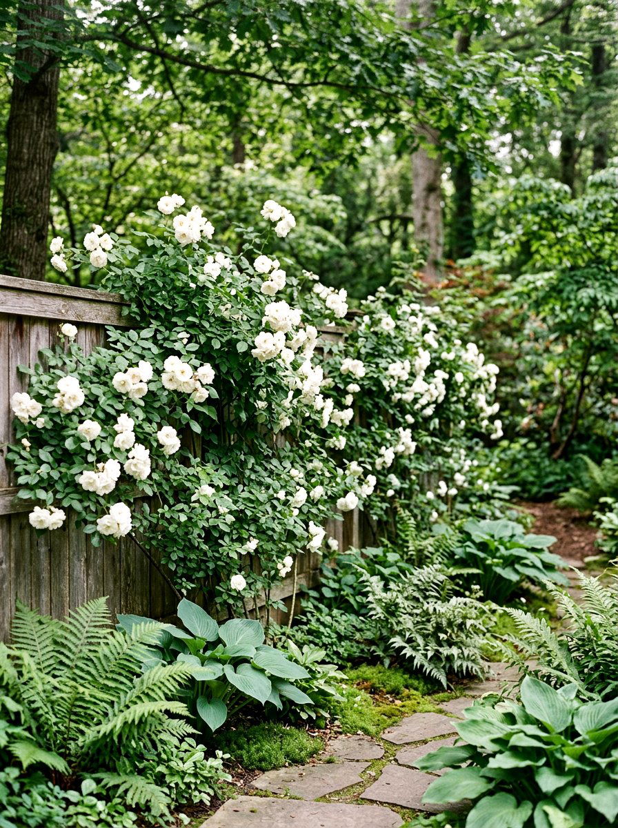 Shade Climbing Rose - 25 Spring Climbing Rose Ideas