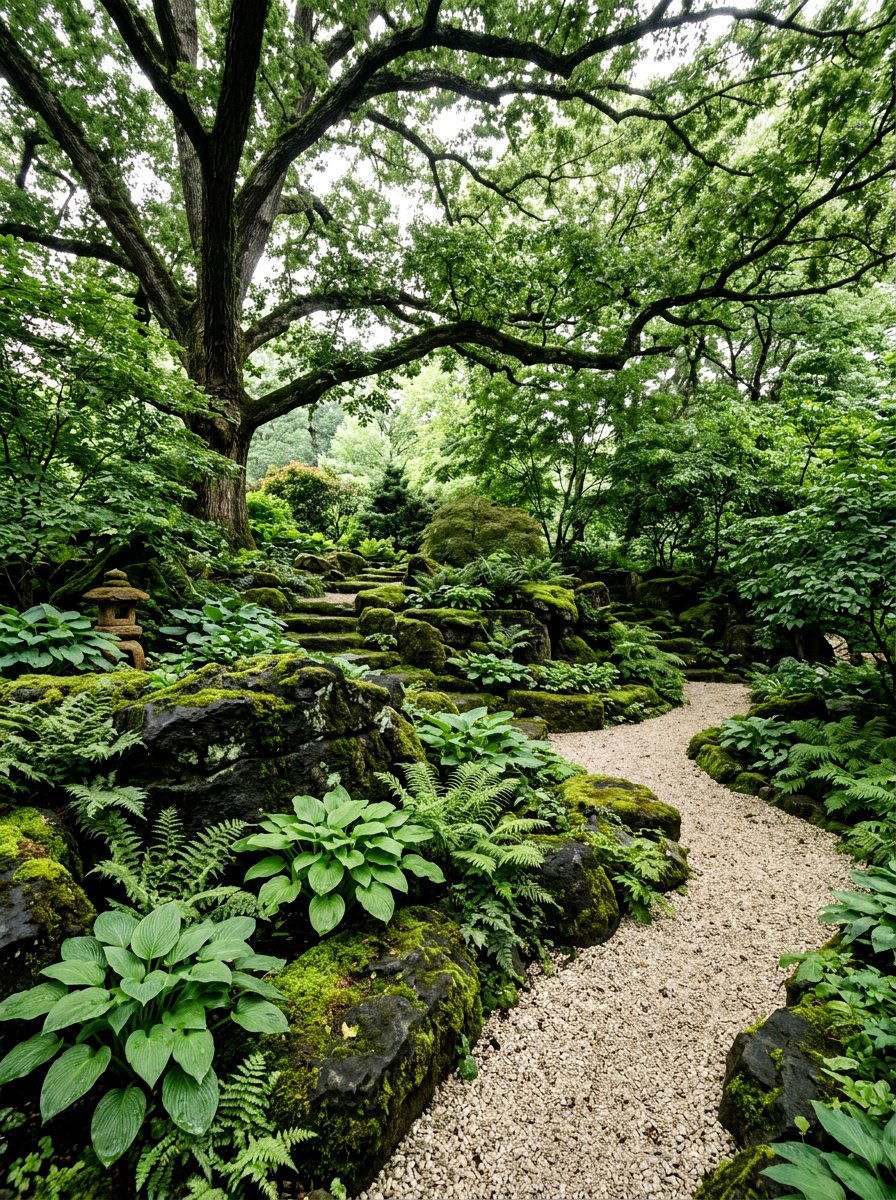 Shade Rock Garden - 25 Spring Rock Garden Ideas