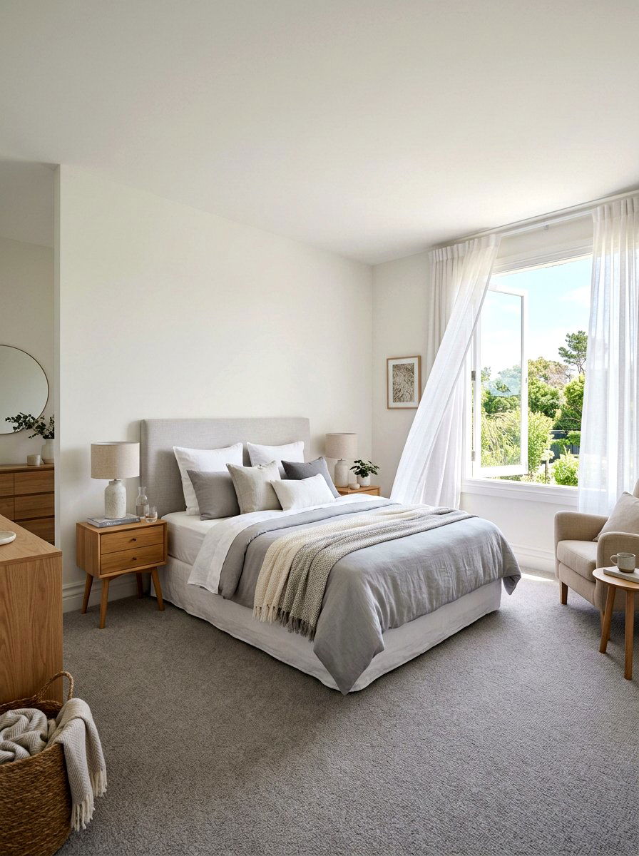 Sheer Linen Curtains - 25 Spring Hotel Room Decor Ideas