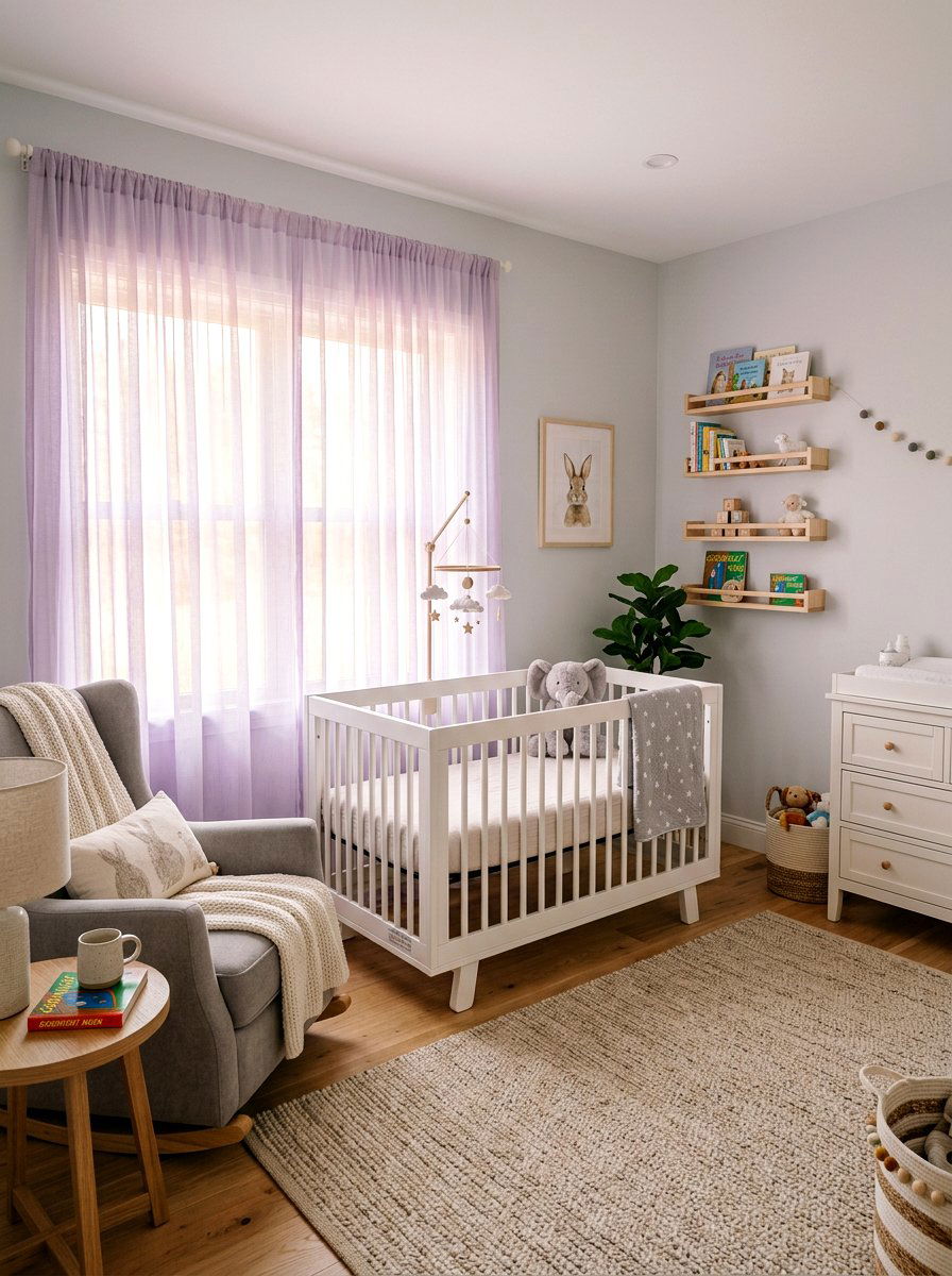 Sheer Pastel Window Treatments - 25 Spring Curtain Ideas