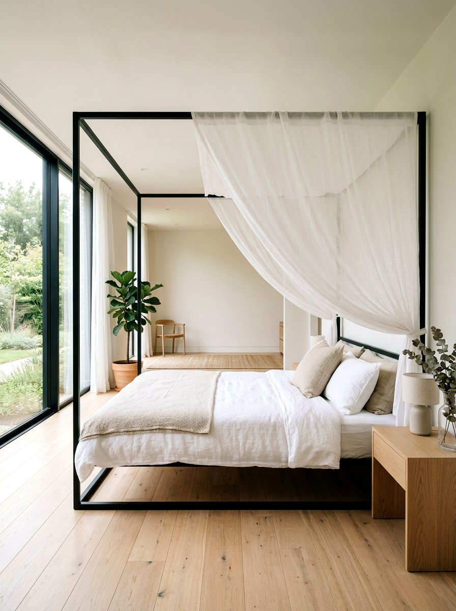 25 Romantic Spring Canopy Bed Decor Ideas for Your Bedroom