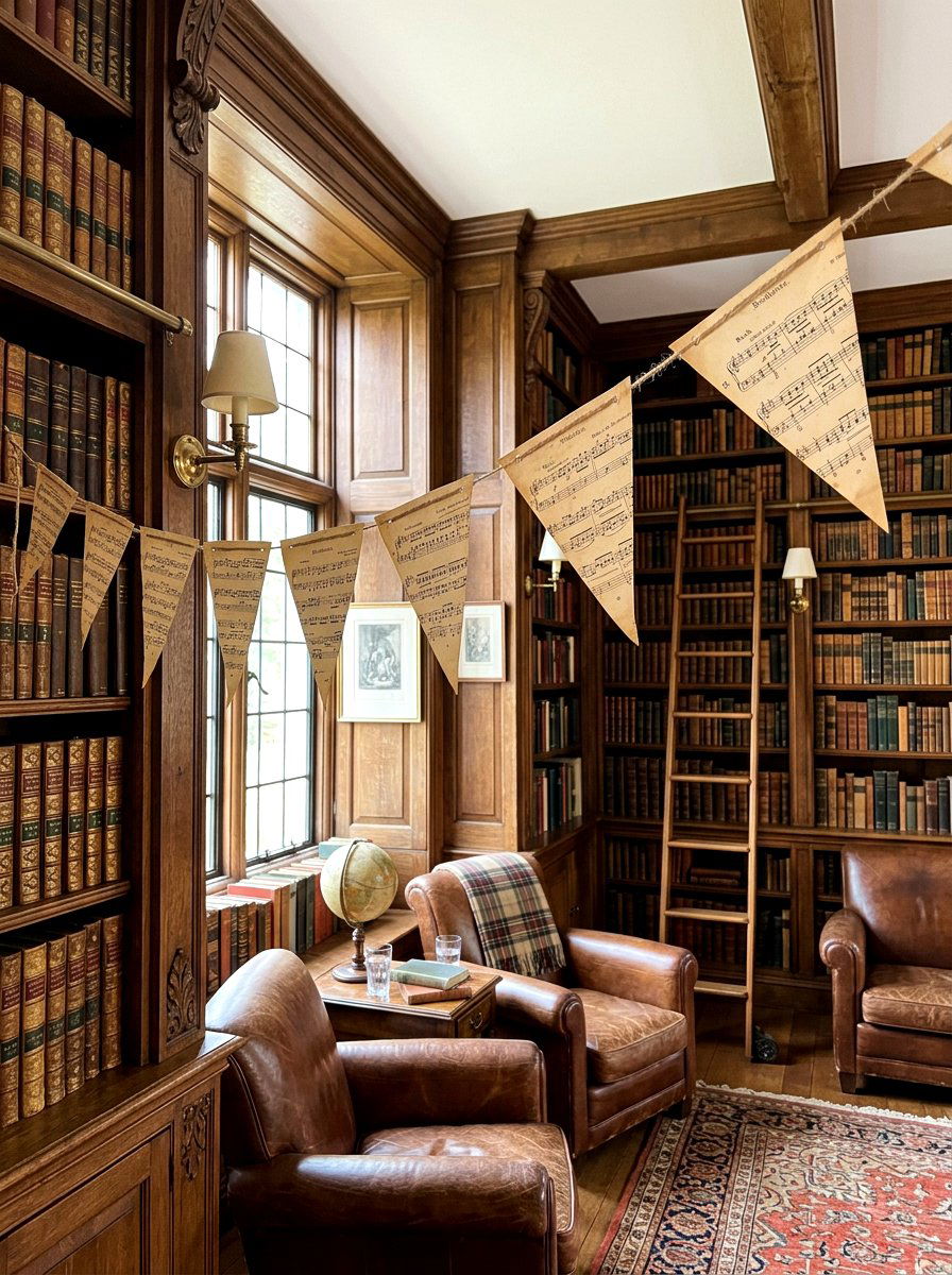 Sheet Music Bunting - 25 Spring Bunting Ideas