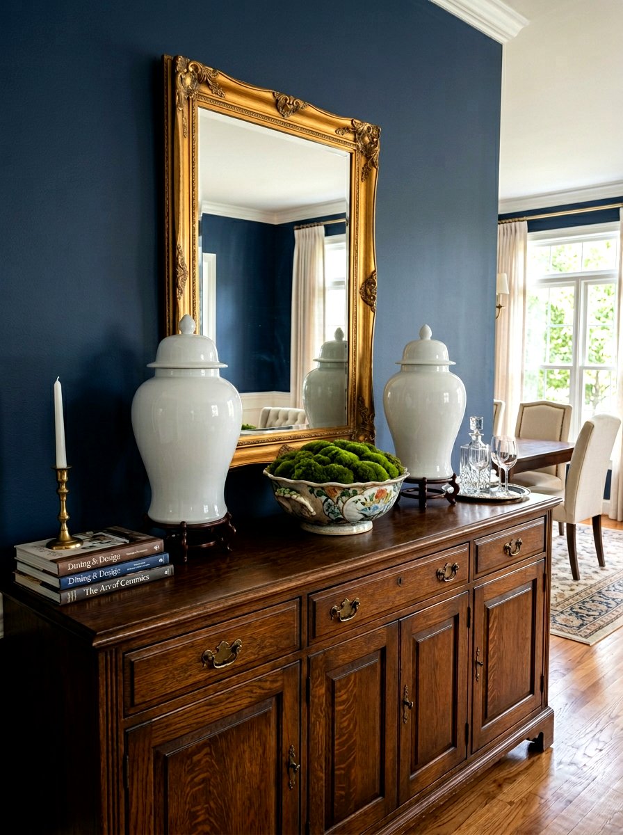 Sideboard ginger jar vignette - 25 Spring Ginger Jar Decor Ideas