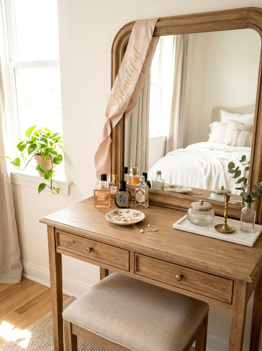 Silk Ribbon Lettering - 25 Spring Hand Lettering Decor Ideas