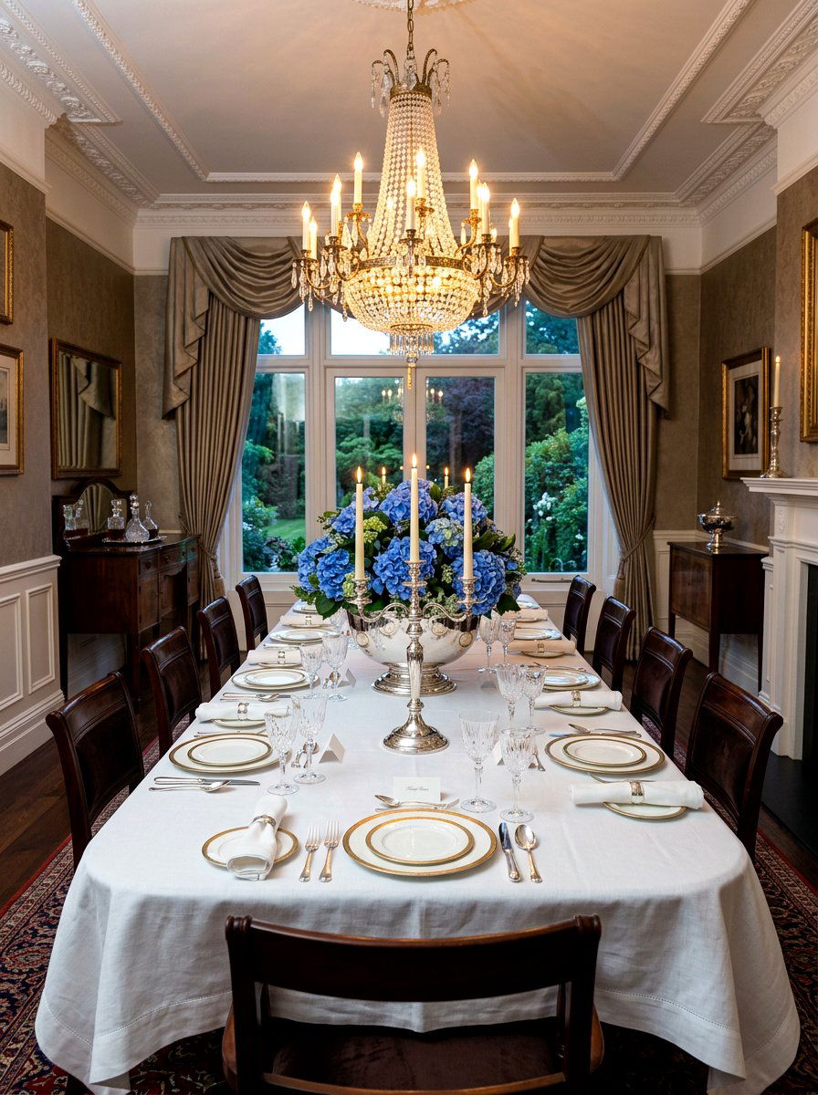 Silver Bowl Hydrangeas - 25 Spring Flower Vase Ideas