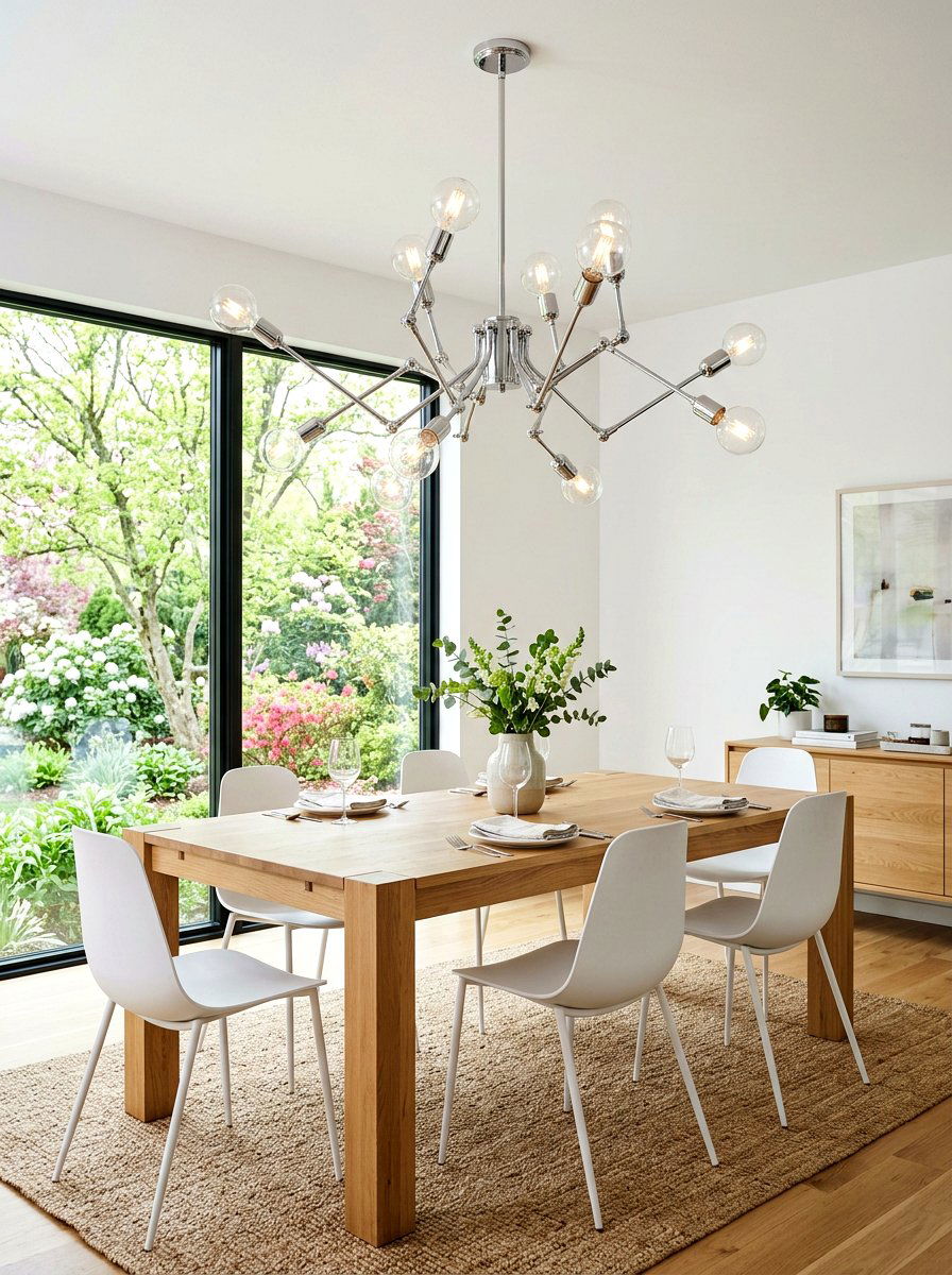 Silver Chandelier - 25 Spring Silver Accent Decor Ideas