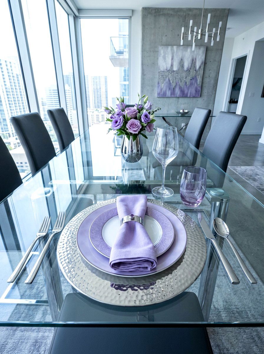 Silver Hammered Charger - 25 Spring Charger Plate Ideas