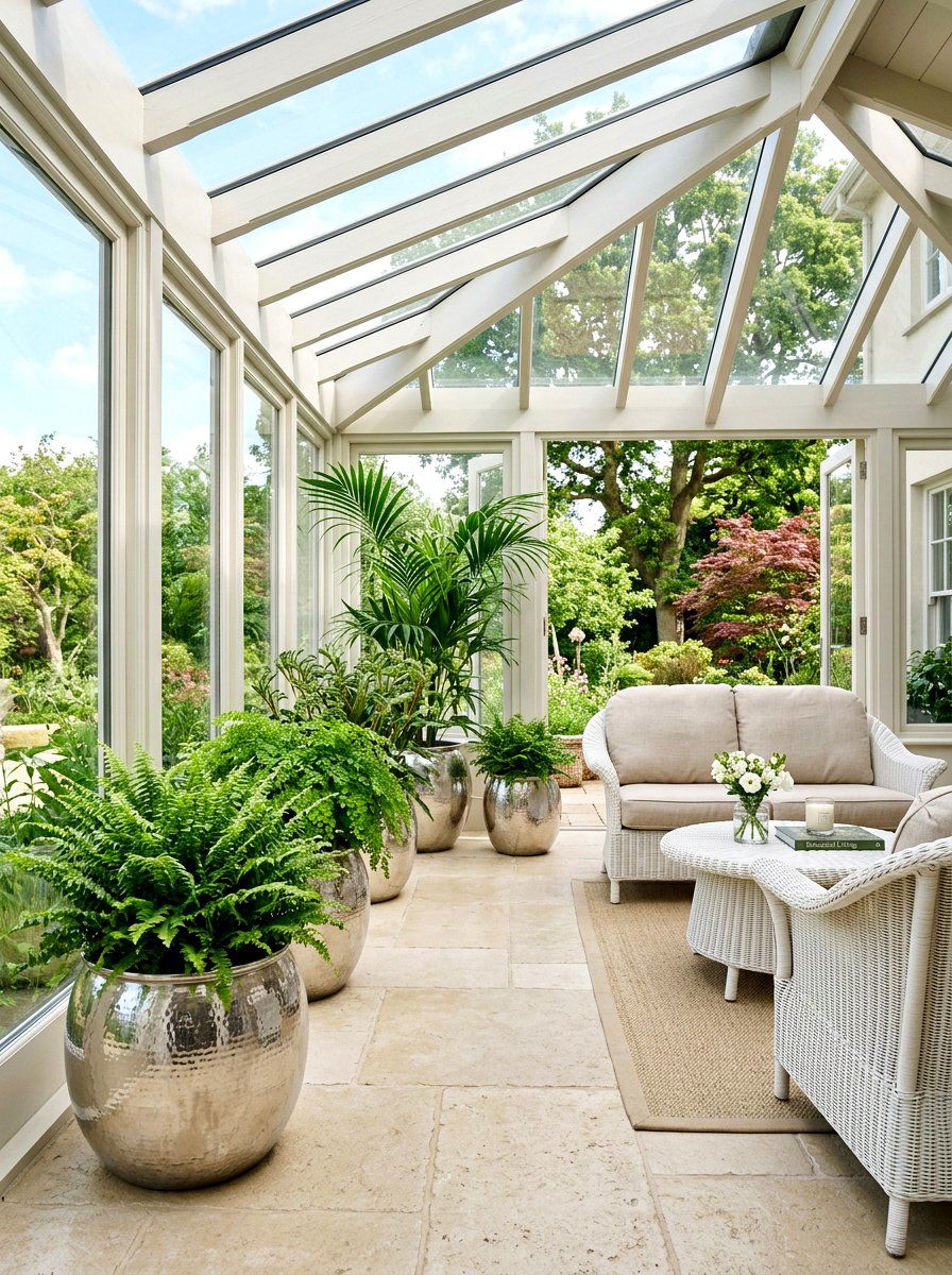 Silver Planter Pot - 25 Spring Silver Accent Decor Ideas