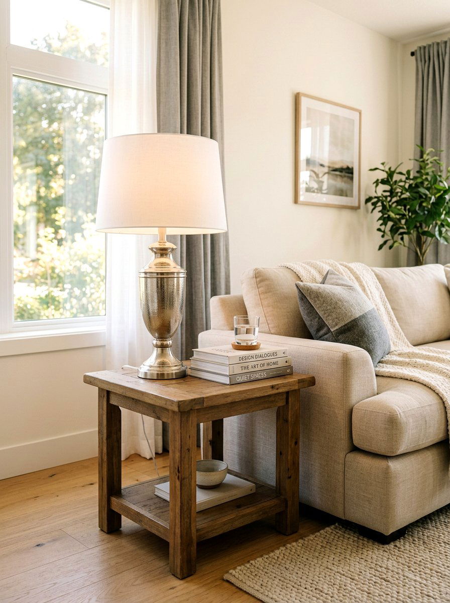 Silver Table Lamp - 25 Spring Silver Accent Decor Ideas