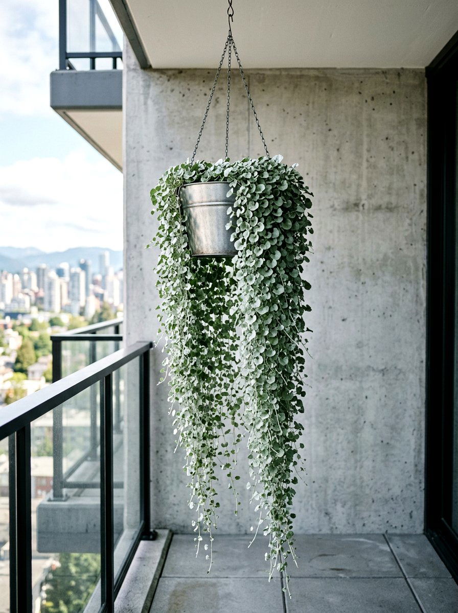 Silver falls dichondra basket - 25 Spring Hanging Basket Ideas