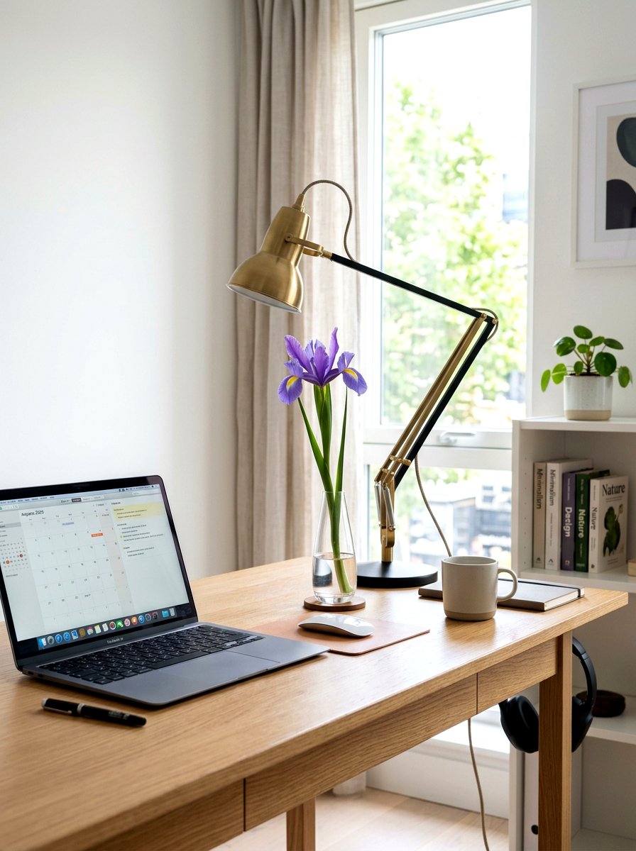 Single Iris Bud Vase - 25 Spring Iris Arrangement Ideas