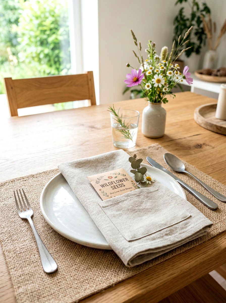 Single Pocket Napkin - 25 Spring Napkin Folding Ideas