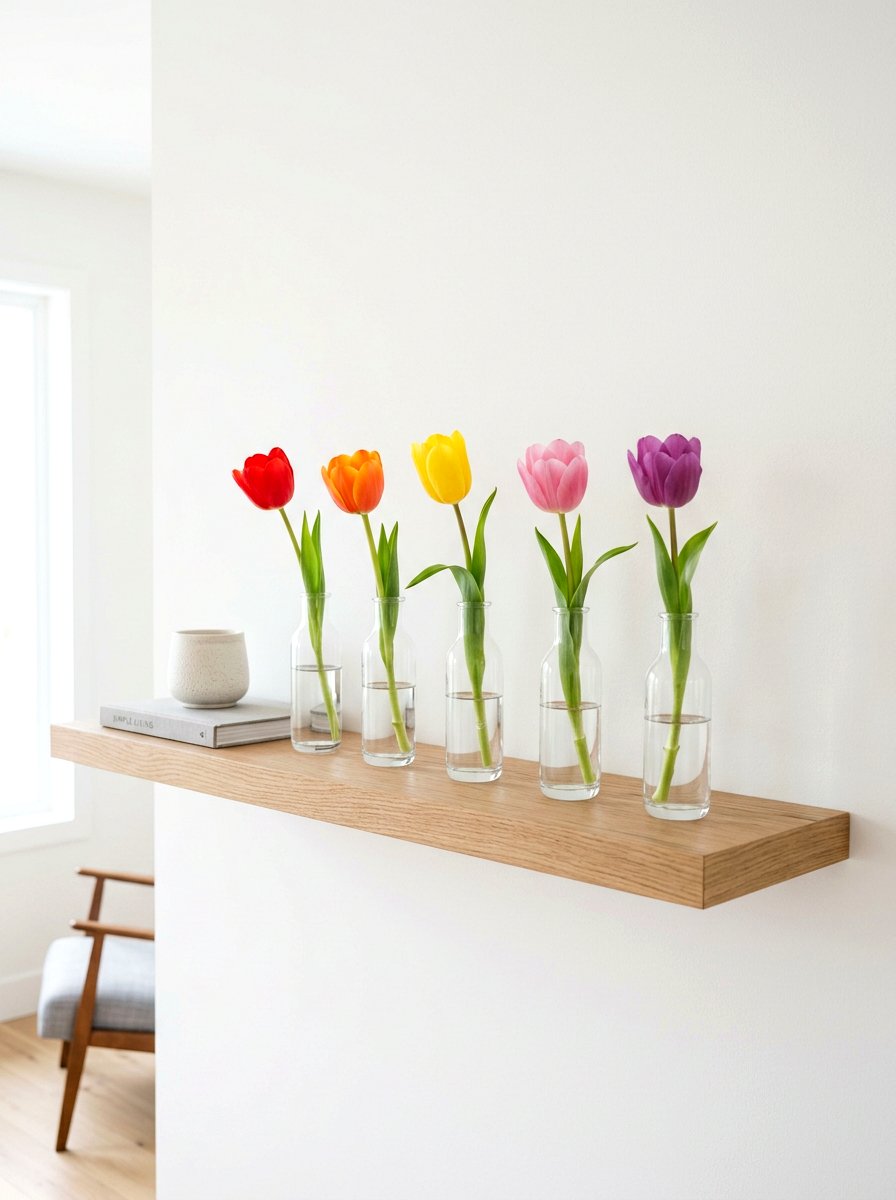 Single stem tulip vase - 25 Spring Tulip Arrangement Ideas