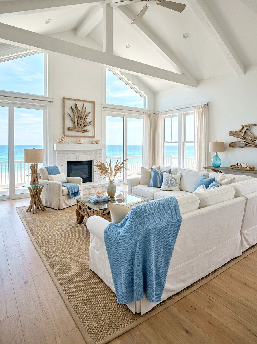 Sky Blue Blanket - 25 Spring Throw Blanket Ideas