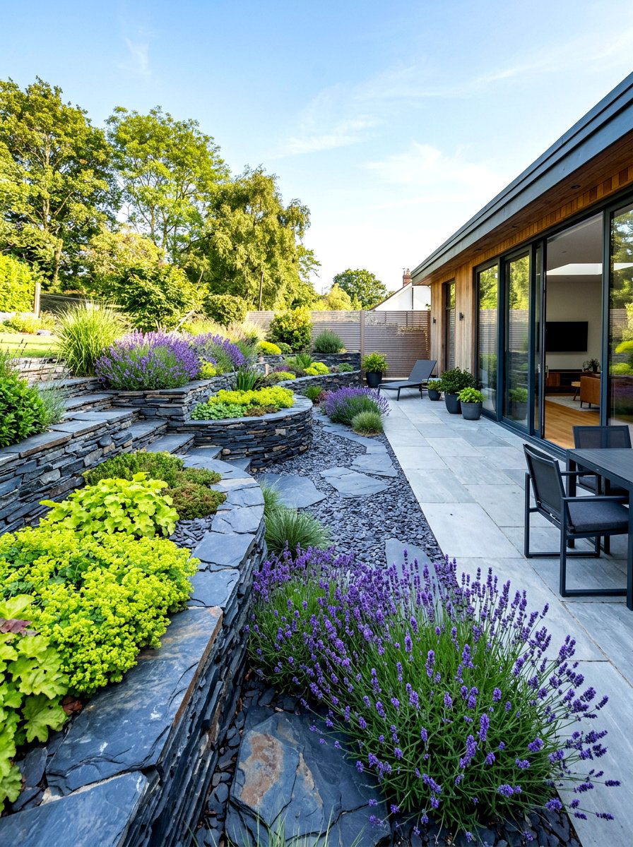 Slate Rock Garden - 25 Spring Rock Garden Ideas