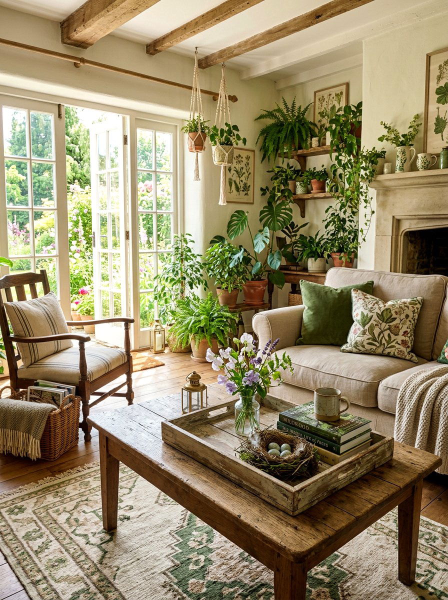 Small Bird Nest - 25 Spring Coffee Table Decor Ideas