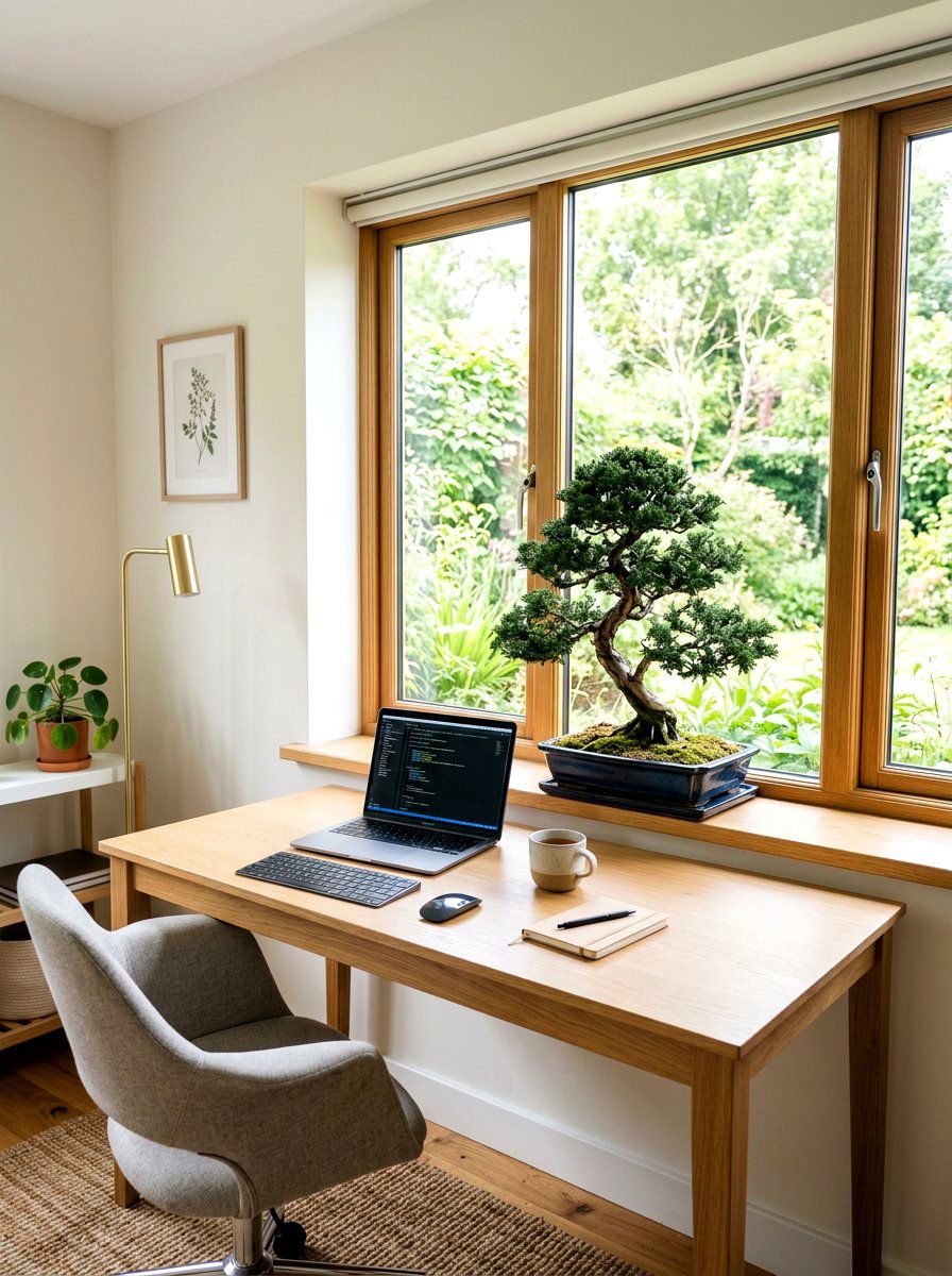 Small Bonsai Tree - 25 Spring Windowsill Garden Ideas