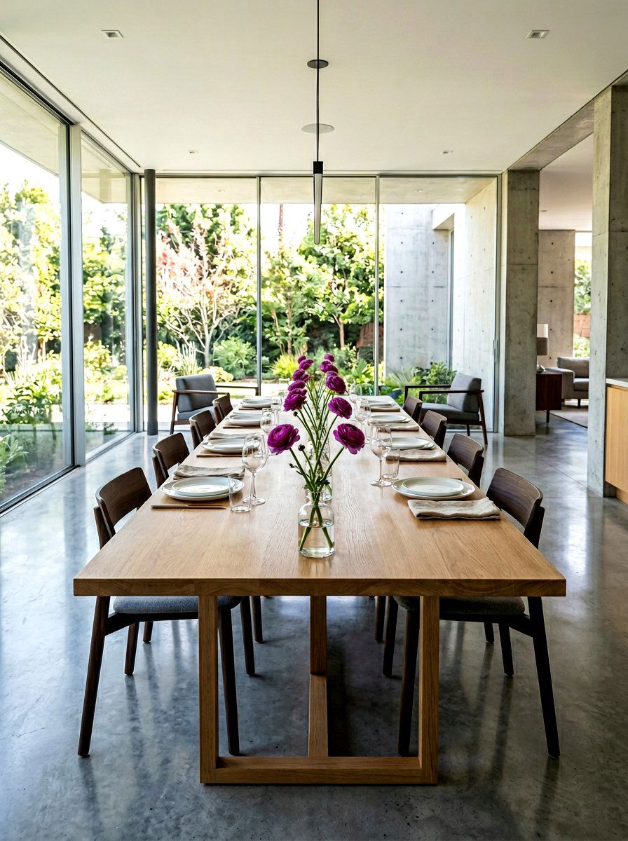 Small Bud Vase Row - 25 Spring Long Table Decor Ideas