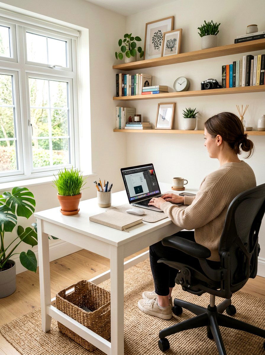 Small Cat Grass Pot On Desk - 25 Spring Cat Grass Decor Ideas