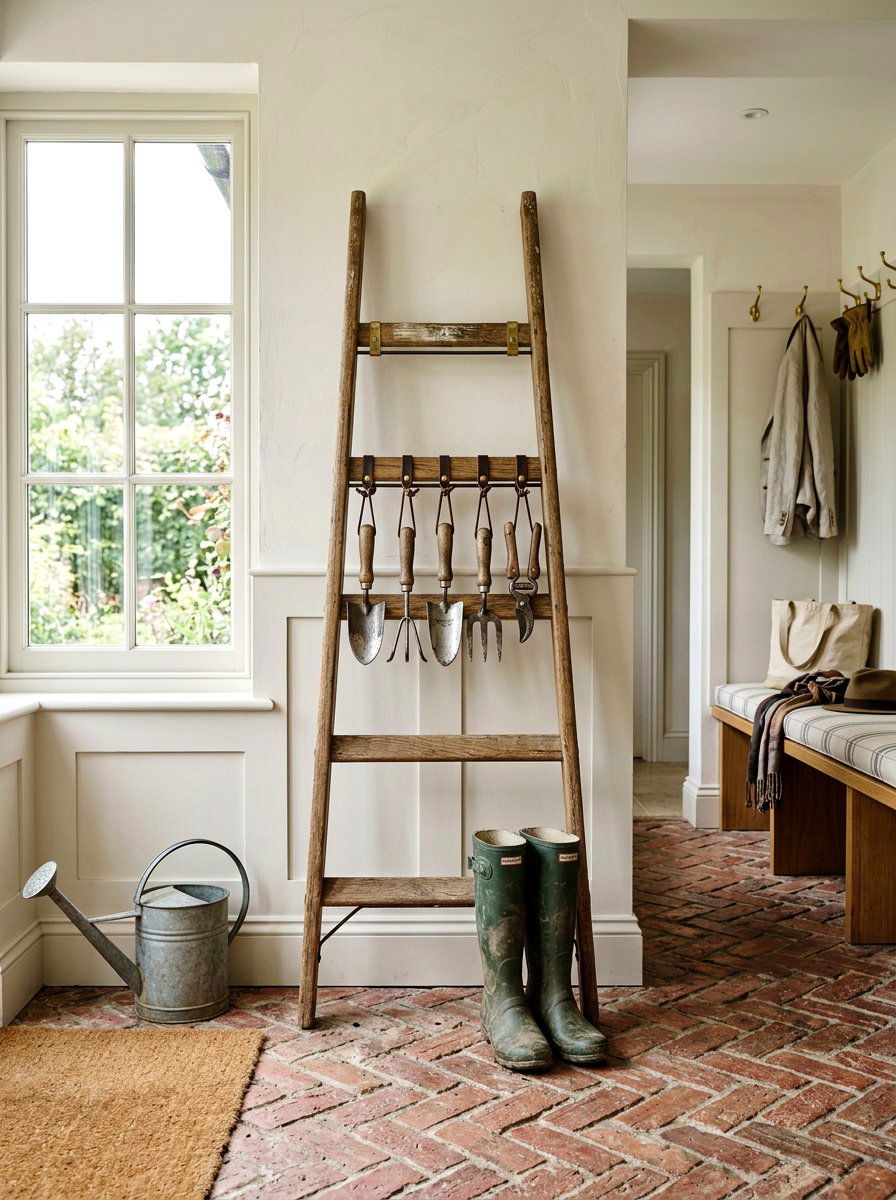 Small Garden Tool - 25 Spring Blanket Ladder Decor Ideas