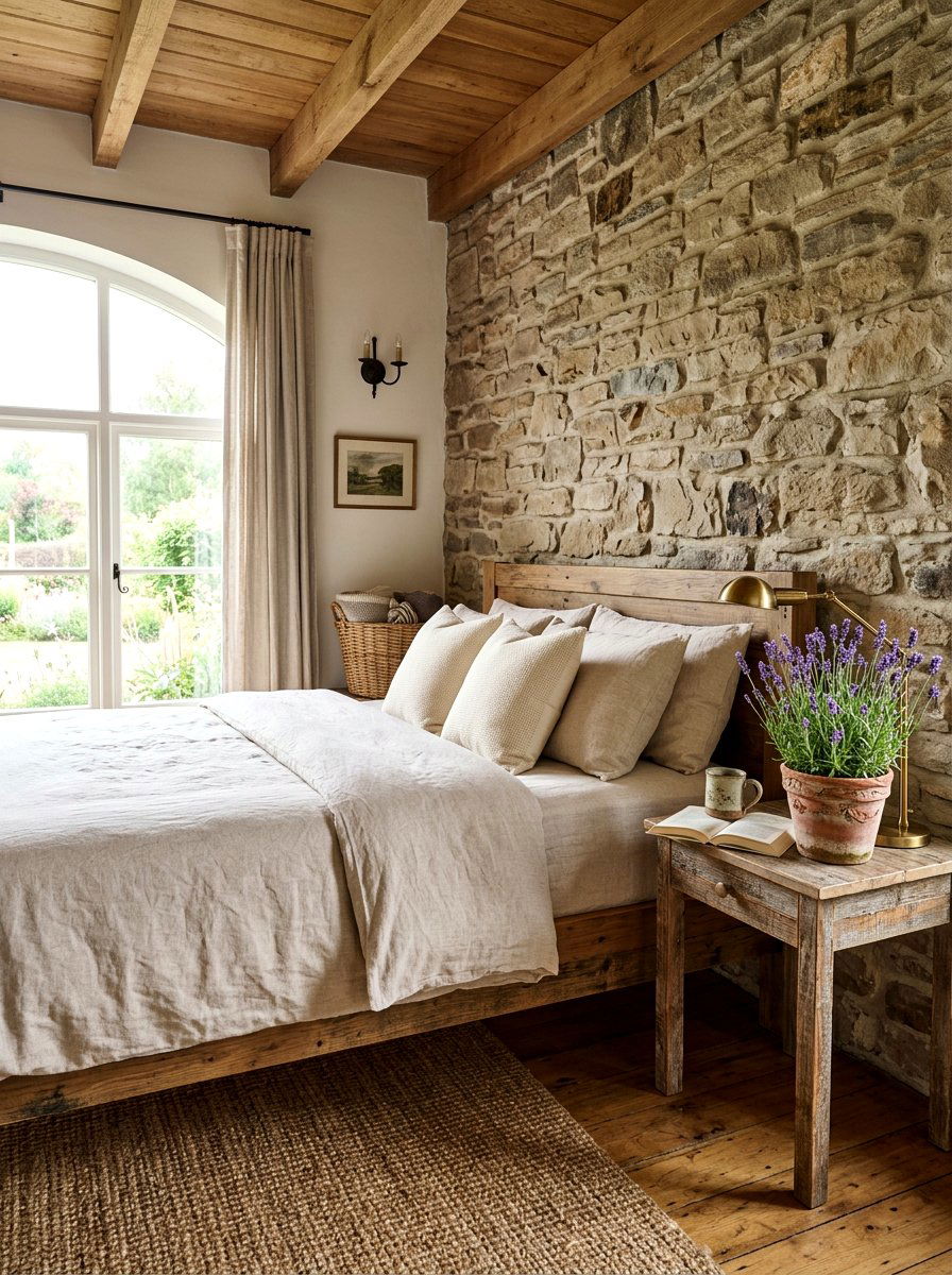 Small Lavender Pot - 25 Spring Nightstand Decor Ideas