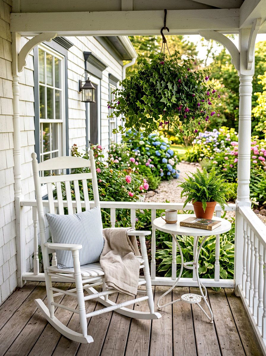 Small Porch Rocking Chair - 25 Spring Porch Rocking Chair Decor Ideas