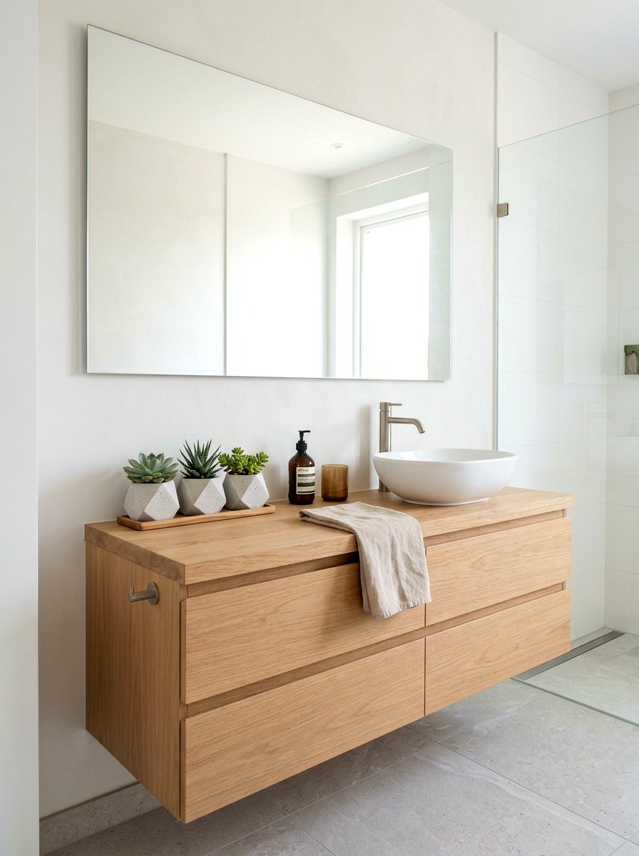 Small Succulent Decor - 25 Spring Bathroom Counter Decor Ideas