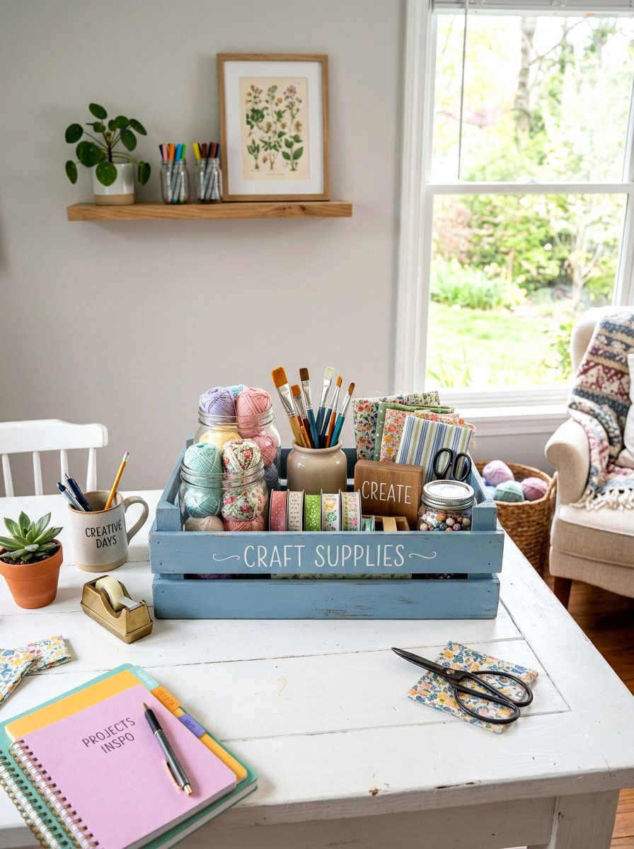 Small Wooden Box - 25 Spring Thrift Flip Decor Ideas