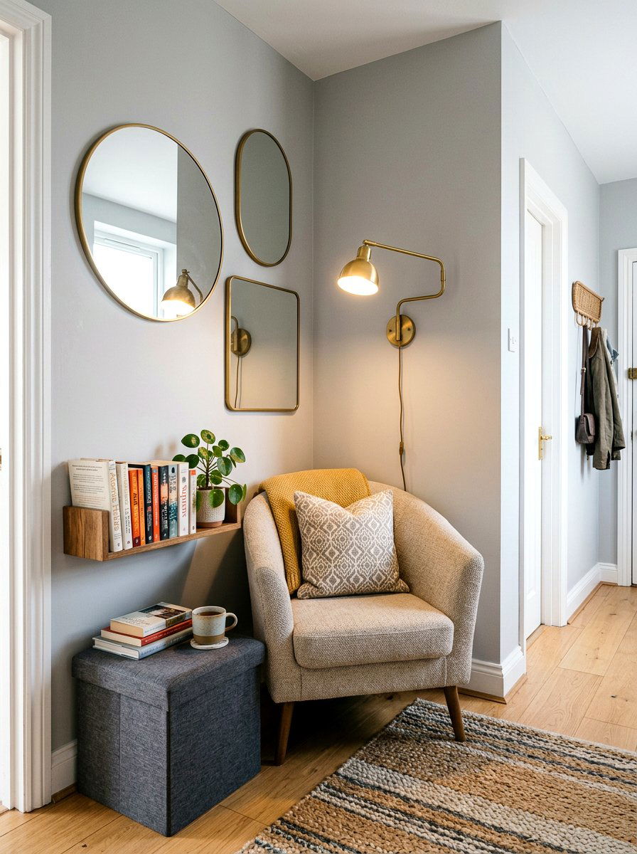 Small apartment reading corner - 25 Spring Reading Nook Decor Ideas