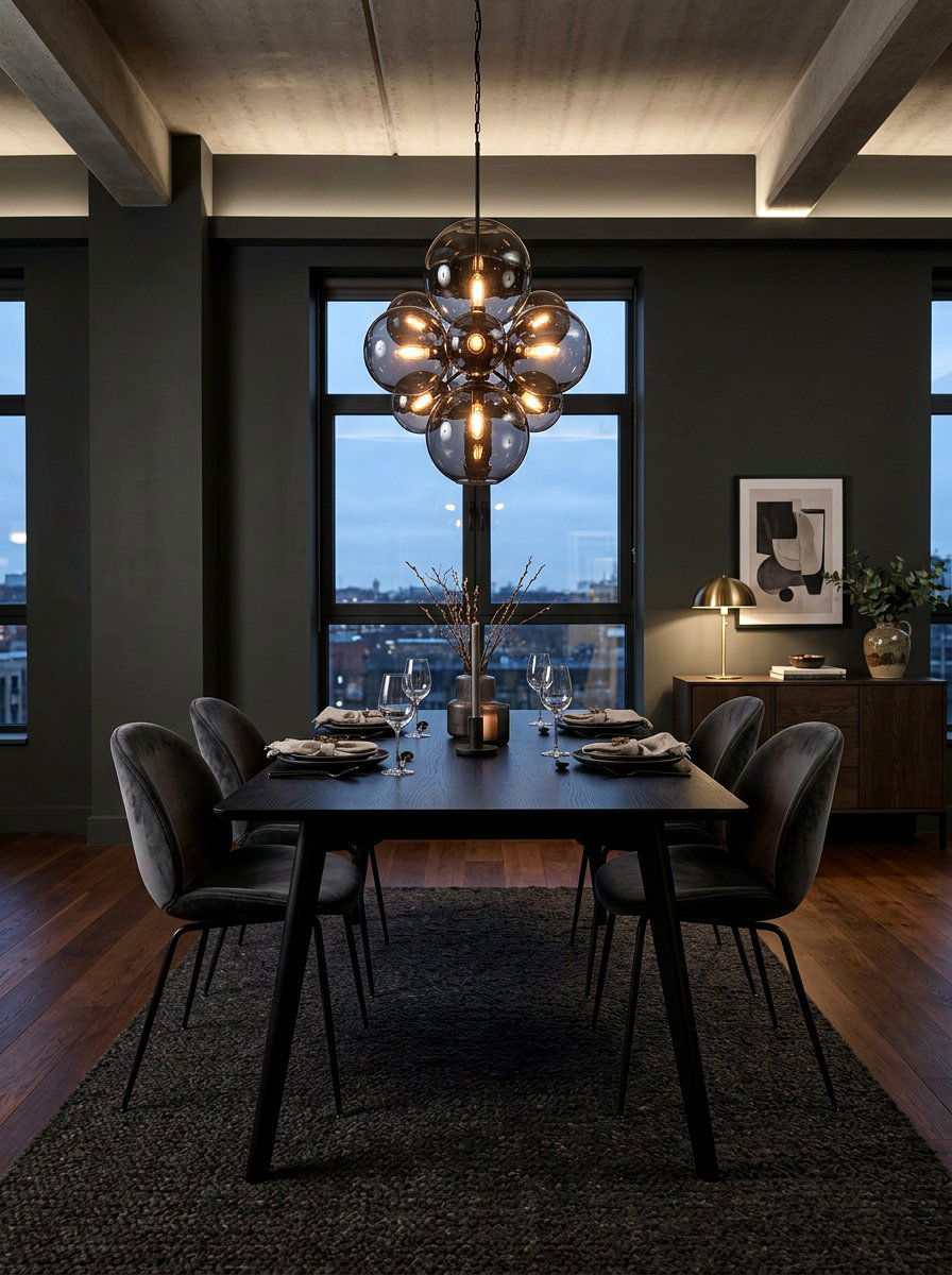 Smoked glass pendant - 25 Spring Pendant Light Ideas