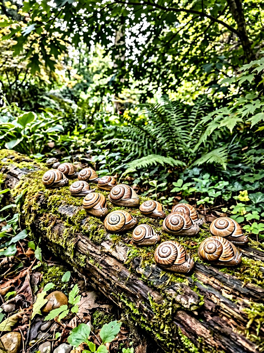 Snail Painted Stone - 25 Spring Painted Rock Ideas for Garden