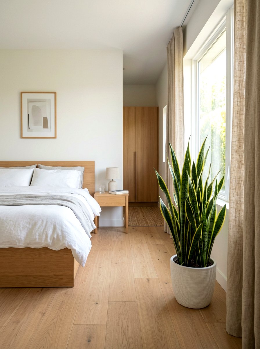 Snake Plant Bedroom Layout - 25 Spring Bedroom Plant Ideas