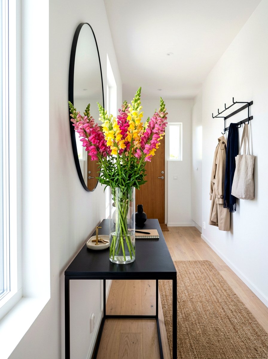 Snapdragon Tall Vase - 25 Spring Flower Arrangement Ideas