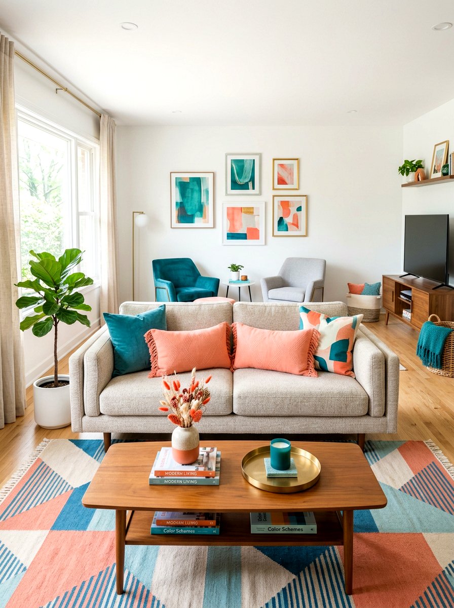 Soft Coral Lumbar Pillow - 25 Spring Pillow Ideas