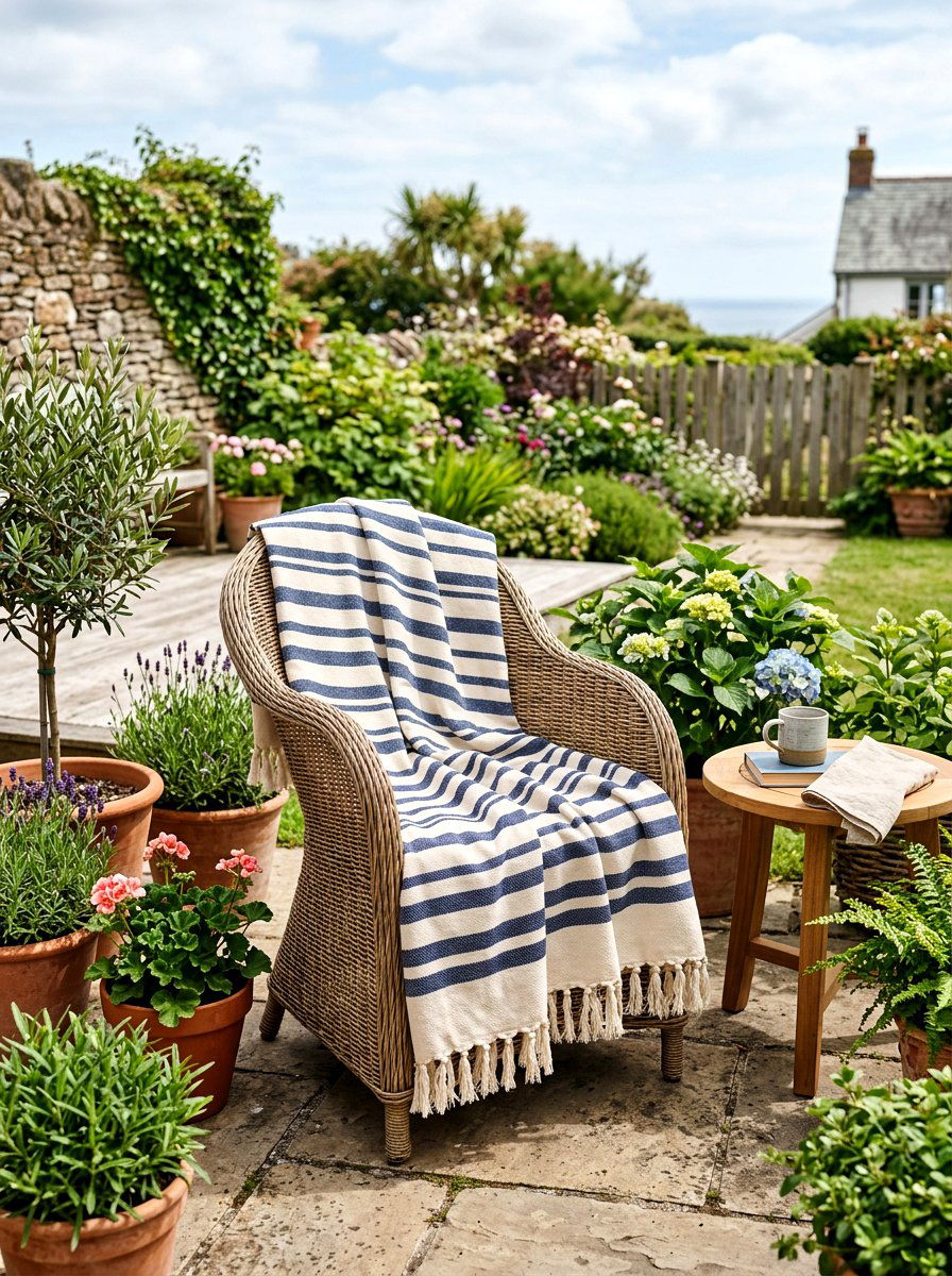 Soft Cotton Tassel Blanket - 25 Spring Picnic Decor Ideas