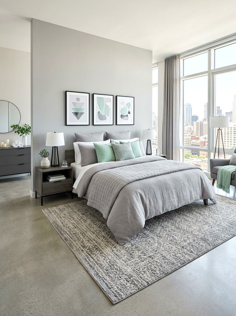 Soft Gray Bedding - 25 Spring Bedding Ideas