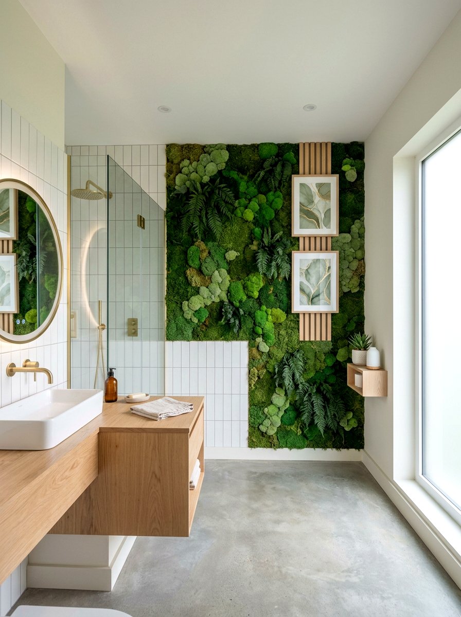 Soft Green Palette Nature Wall - 25 Spring Gallery Wall Ideas